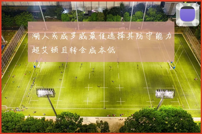 湖人或成罗威最佳选择其防守能力超艾顿且转会成本低